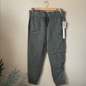 Caslon Olive Joggers for Women Size Sm
